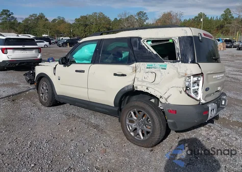 2025 Ford Bronco Sport Big Bend из США, поврежденный, VIN 3FMCR9BN3SRE72918